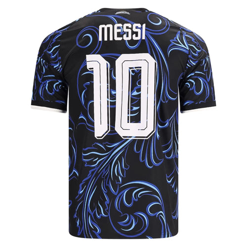 Argentina Messi jersey 2026/27 Pre-Match Jersey – Lionel Messi #10 (Black & Blue Filigree Edition) Yamireth